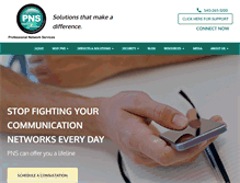 Tablet Screenshot of pnsinc.net